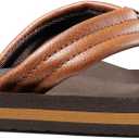 REEF Boys Kids Ahi Beach Flip Flop, Soft Cushion Footbed, Water Friendly (Brown, S)