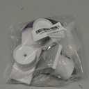 Wall Nanny Extender -4 Inch Baby Gate Extension Guard (Made in USA) Extends Pressure Mounted Gates - Protects Walls, Stabilizes Gate, for Child, Pet Gate & Dog Gate, Protector Works on Stairs, 4 Pack (White)