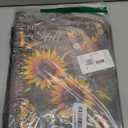 Bible Cover PU Leather Bible Case with Bookmark Sunflower Butterfly Bible Carrying Case for Women Men Christian Bible Note Books Carrying Accessories 20.5x28x5.5cm