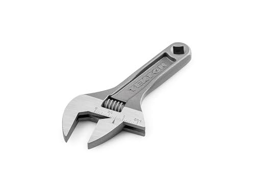 TEKTON 6 Inch Adjustable Wrench (1-1/2 in. Jaw Capacity) | WSA04122