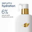 Dove Body Wash Hydration Boost Actively drenches dry skin 6% hydration serum with hyaluronic 18.5 oz