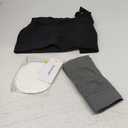 Momcozy Pumping Bra, Pumping Bra Hands Free All Day Wear Pumping & Nursing Bra in One Holding Breast Pump for Spectra, Medela (Large, Black,grey-2pk)