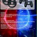 HEYSTOP Switch 2 Joy-Con Grip [4-Pack], Steering Wheels for Nintendo Switch 2 Controller Compatible with Mario Kart World/Mario Kart 8 Deluxe, Switch 2 Controller Accessories Ergonomic Design