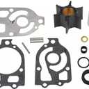 89984Q5 Water Pump Impeller Repair Kit Replacement for Mercury Mariner Outboard V6 65 75 80 90 110 115 135 140 150 200 225 HP & MerCruiser Stern Drive I R MR Alpha One 89984T5