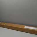 Ivilon Window Curtain Rod End Cap - 1 inch Pole. 120 to 240 Inch. Black