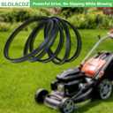 144959 Deck Belt 1/2"x95" - OEM Replacement for Craftsman LT1000/2000, DYT/YT3000/4000 Mowers | Compatible with Ariens, AYP, Poulan (Replaces 532144959,160855,130801)