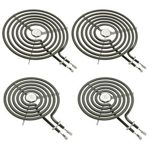 WB30M1 WB30M2 Electric Stove Range Burners Element Fit for GE Hotpoint Stove Top Replace 2*WB30M1(6") & 2*WB30M2(8")
