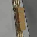 Modern Gold Curtain Rods for Windows 16 to 60 Inches Adjustable Length Heavy Duty 1" Diameter Brass Window Curtain Rod with Solid Metal Finials for Outdoor Farmhouse Bedroom Kitchen Living Room