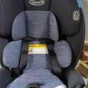 Graco Slimfit 3-in-1 Convertible Car Seat, Ultra-Space-Saving Design, Silas, Suitable for Rear and Forward-Facing, Highback Booster Seat with 10-Position Headrest