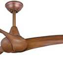 MINKA-AIRE F843-DK, Wave, 52 Inch Ceiling Fan with Remote Control, Brown Distressed Koa