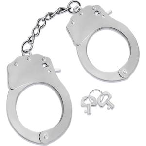 Metal Toy Handcuffs for Kids Metal Handcuffs with Keys for Role Play Toys cowboys and sheriffs accessories