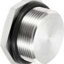 PATIKIL M32x1.5 Male Plug, 1 Pack Waterproof Dustproof 304 Stainless Steel Thread Hex Head Socket Solid Pipe Fitting with Sealing Rubber Ring