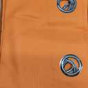 HolidayIdeas Outdoor Curtains for Patio Waterproof, 6 Panels - 54x95 Inches - Weatherproof Privacy Outsides Curtains for Cabana Porch Pergola, Sunlight & UV Blocking (Mecca Orange, Grommet Top)