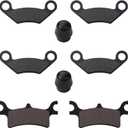 Front and Rear Brake Pads for 330/325/500, Sportsman 400/500/600/700/800, Trail Blazer 250/330, Scrambler 500