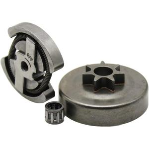 3/8-6T Spur Sprocket Clutch Drum Assembly Kit for Husqvarna 120 36 41 136 137 141 142 235E 240 Jonsered 2035 2036 2040 2041 Partner 350 351 Chainsaw 530047061