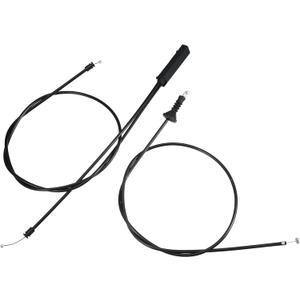 ACROPIX Hood Release Cable Door Handle Cable 51237060529 51237184432 51237201904 Fit for BMW 328i - Pack of 2 Black