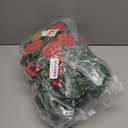 Christmas Garland,Christmas Garland with Lights,Xmas Decor,9 ft Rattan Artificial Flower Vine Plants Xmas Decorations for Indoor Outdoor Home Mantel Fireplace Stairs (Red)