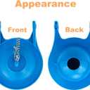 Gerber Toilet Flapper Replacement, 2 Pack 3 inch for Gerber 99-788 with 2 Toilet Handle Chains Lecyco Rubber Water Saving, Easy to Install 2
