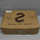 Fovths 2 Pack 6 Feet Christmas Norfolk Garlands, Winter Pine Garland Ornament with Light String, Green Artificial Greenery Garland for Table Mantle Wall Indoor Outdoor Christmas Decor