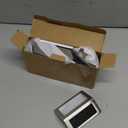 JSOT Solar Fence Lights - Solar Lights Outdoor Waterproof, Outdoor Light Deck Light for Outside Garden Backyard Patio Yard Wall Stair Step Post 3LED Lighting, Warm Light, 6 Pack