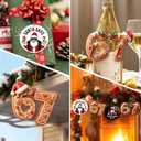 3 x 67 Christmas Ornament, Funny Christmas Ornaments 2025, Santa Says Six Seven Christmas Ornament 2025, Teen Slang Ornaments, Teenager Ornaments, Funny Teenager Decoration for Xmas Tree(67-White)