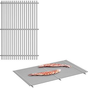 19.5''D x 25.8''W Grill Grates Replacement for Nexgrill 4 Burner 720-0830H，Silver Stainless Steel Grill Grate for Nexgrill 720-0830D, 720-0958A,2Pack Grill Grates for Nexgrill 720-0697E,720-