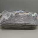 PETSFIT Large Pet Carrier with Wheels Designed for 2 Small Dogs/Multiple Kittens/Medium Dogs with Adjustable Safety Rope & Waterproof Bottom (Gray)