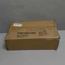 KLM Countertop Coffee Station Organizer, 2 Tier Wooden Shelf for Coffee Bar Accessories, Condiment Storage Caddy for Kitchen, Bathroom Counter Organizer, Home, Office - Brown