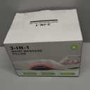 Smooth Triple Fusion 3-in-1 Back Massager Lumbar Pillow with Heat, Vibration & Traction Back Massager for Pain Relief DeepTissue.Relaxation Device for Home,Office,Car.Gift Idea Corded