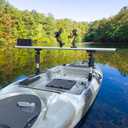 Kayak Motor Mount, Kayak Transom Mount Trolling Motor Mount Kit for Sit-On-Top Fishing Kayak Scupper Holes/Kayak Mount Tracks