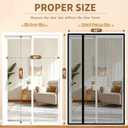 Reversible Side Opening Magnetic Screen Door for Sliding & French Doors,Upgraded PETG Mesh Anti-Tearing, Heavy Duty & Strong Magnetic, Pet and Kid Friendly - Screen Door 74"x82"