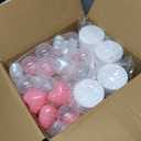 Kpop Theme Party Decorations Christmas Giant Friendship Bracelet Garland Kit Customizable Friendship Bracelet DIY Banner with Letters Plastic Balls DIY Supplies for Wedding Decor(Pink Color)