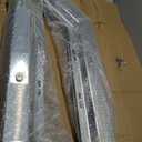 1 1/8" Angled Stainless Mud Flap Hangers for Semi Trucks Mudflap Hangers for Semi Mud Flaps Holder Mount with Reflective Strip Sticker 30" Length