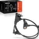 A-Premium Rear Left/Right ABS Wheel Speed Sensor Compatible with Infiniti G25 2011-2012, G35 2007-2008, G37 2009-2013, M35 M45 2006-2010, Q40 2015 [Sedan] - Rear Driver or Passenger Side