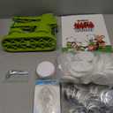 Button Maker Machine 58mm - (3rd Gen) Installation-Free 58mm(2.25in) DIY Pin Badge Button Maker Press Machine Badge Punch Press with Free 100pcs Button Parts&Pictures&Circle Cutter&Magic Book