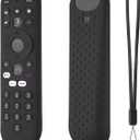 Silicone Remote Control Cover for Xumo TV Remote Xumo Stream Box Voice Remote RC3401 Protective Case Sleeve (Black)