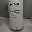 Bedsure Cooling Comforter Queen Size - Cooling Blankets for Hot Sleepers, Lightweight Comforter for Summer with Dual-Sided Cool Tech, Soft Breathable Cold Blanket for Sleeping, Grey, 88x88 Inches