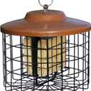 More Birds Squirrel-X Double Suet Feeder, Outdoor Wild Bird Feeder, Cage Bird Feeder, 2 Suet Cake Capacity