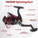 Fishing Rod and Reel Combo Set - 2PCS 6.89ft Collapsible Carbon Fiber Rods with Spinning Reels Fishing Lures Carrier Bag for Travel Saltwater Freshwater Complete Fishing Pole Kit for Anglers