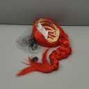 Long Red Wig with Braids for Women Cowgirl Cosplay Costume Braided Wig Straight Middle Part No Bangs Heat Resistant Hot Red Wig Halloween Party with Cap