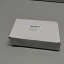 Patio Sliding Door Handle Set with Mortise Lock, Key Cylinder and Keeper, Replacement Handle Lock Set Fits Door Thickness from 1-1/2" to 1-3/4", 3-15/16" Screw Hole Spacing, Keyed, White