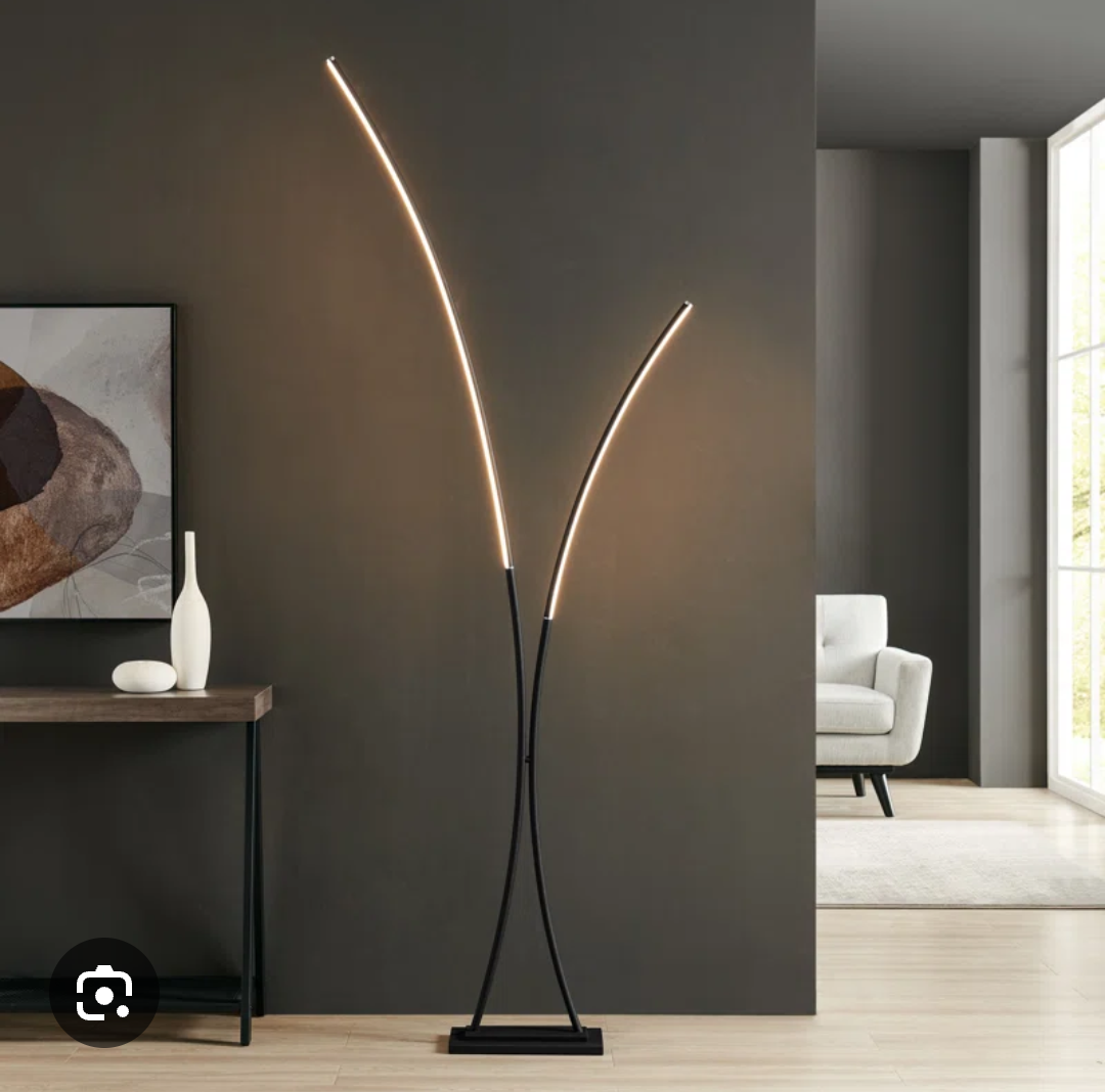 bilbey 85'' led arched floor lamp