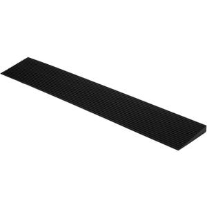 1.2'' Rise Solid Rubber Wheelchair Ramp,Threshold Ramp Used for Thresholds,Doorways and Bathroom (High:1.2 Inch(Pack of 1)) Black