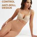 High Waist Tummy Control Shapewear Shorts - Seamless Body Shaper for Women | 3D Glute Lift & Thigh Slimmer. Anti-Roll Steel Bone Support. Invisible Under Dresses. Ideal for Weddings & Postpartum. (S)