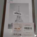 Upsimples 8x12 Picture Frame, Display Pictures 6x8 with Mat or 8 x 12 Without, Wall Hanging Photo Frames, Brown, 1 Pack