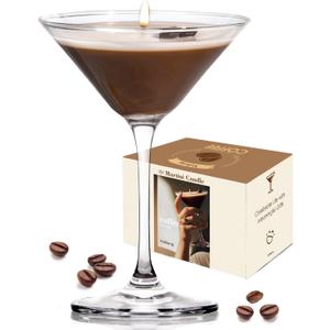 Martini Coffee Candles Gifts for Women, Scented Candles Unique Gifts for Women,Funny Cute Cool Cereal Soy Wax Candle for Home, Bedroom,Coffee Bar Scented for Christmas, Birthday,Halloween (1Pack)