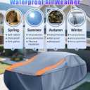 Full Enclosed Waterproof Car Covers Universal Fit VW Beetle/Golf,BMW Z4,350z/370z,Porsche Boxster, Audi TT/A3,Toyota Supra A90,Integra,BRZ for Sedan/Coupe/Cabrio Length of 165-177 inches