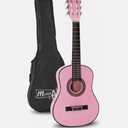 Music Alley MA-51 Classical Acoustic Guitar Kids and Junior Pink, Half Size