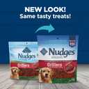 Blue Buffalo Nudges Grillers Natural Dog Treats, Made in the USA with Real Steak, 16-oz Bag (EXP 05/02/26)