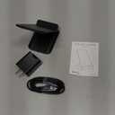 15W Samsung S24 FE Wireless Charger Fast Charging Stand for Galaxy S25 Ultra S24 S23 S22 S21 Z Fold6, for Motorola Wireless Desk Phone Charging Station with QC Adapter for Edge/razr+/Moto G Power 2025 (Black)